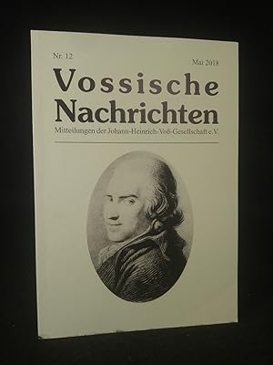 Seller image for Vossische Nachrichten Nr.12 Mitteilungen der Johann-Heinrich-Vo-Gesellschaft e.V. for sale by ANTIQUARIAT Franke BRUDDENBOOKS