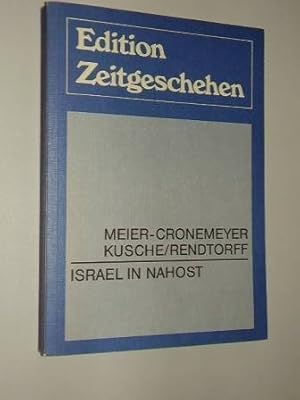 Imagen del vendedor de Meier-Cronemeyer, Hermann /Kusche, Ulrich/ Rendtorff, Rolf: Israel in Nahost. a la venta por Gabis Bcherlager