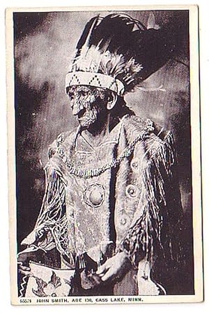 06045 Ak 130 Jahre alter Indianer aus Minnesota um 1920
