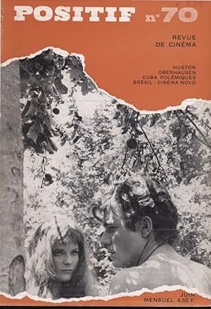 Bild des Verkufers fr POSITIF. Revue de Cinma no. 70 (Juin 1965): Huston / Oberhausen / Cuba Polmiques / Brsil: Cinma Novo. zum Verkauf von Versandantiquariat  Rainer Wlfel