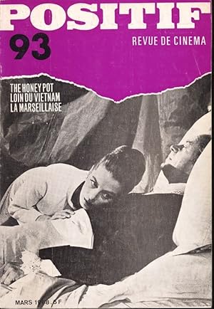Bild des Verkufers fr POSITIF. Revue de Cinma no. 93 (Mars 1968): The Honey Pot / Loin du Vietnam / La Marsellaise. zum Verkauf von Versandantiquariat  Rainer Wlfel