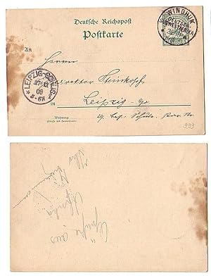 Bild des Verkufers fr 26865 Ganzsache Deutsch Sdwestafrika Windhuk 1908 zum Verkauf von Versandhandel fr Sammler