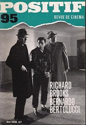 Bild des Verkufers fr POSITIF. Revue de Cinma no. 95 (Mai 1968): Richard Brooks / Bernardo Bertolucci. zum Verkauf von Versandantiquariat  Rainer Wlfel