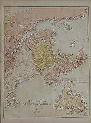 Canada, New Brunswick, Nova Scotia &c. (east sheet)