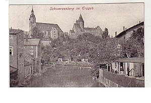 Bild des Verkufers fr 05893 Ak Schwarzenberg im Erzgebirge um 1910 zum Verkauf von Versandhandel fr Sammler