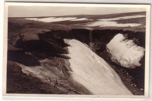 Bild des Verkufers fr 49511 Foto Ak Leski Polen Karpathen Soldat bei Schneeschmelze im 2. Weltkrieg zum Verkauf von Versandhandel fr Sammler