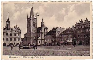 Bild des Verkufers fr 03551 Ak Leitmeritz an der Elbe Marktplatz 1939 zum Verkauf von Versandhandel fr Sammler