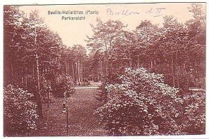 Bild des Verkufers fr 04662 Ak Beelitz Heilsttten (Mark) Parkansicht 1927 zum Verkauf von Versandhandel fr Sammler