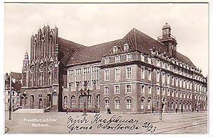 Bild des Verkufers fr 08295 Ak Frankfurt an der Oder Rathaus 1931 zum Verkauf von Versandhandel fr Sammler