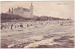 Bild des Verkufers fr 10562 Ak Kolberg Strand mit Strandkrben 1924 zum Verkauf von Versandhandel fr Sammler