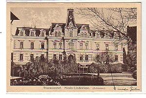 Bild des Verkufers fr 05952 Ak Nieder Lindewiese Schlesien Theresienhof 1925 zum Verkauf von Versandhandel fr Sammler