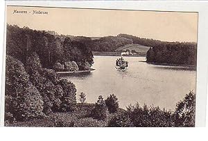 Bild des Verkufers fr 08479 Ak Masuren Niedersee mit Dampfer 1916 zum Verkauf von Versandhandel fr Sammler