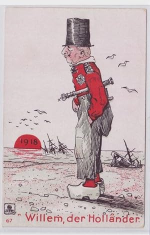 Bild des Verkufers fr 98400 Humor Ak 'Willem, der Hollnder' 1918 zum Verkauf von Versandhandel fr Sammler