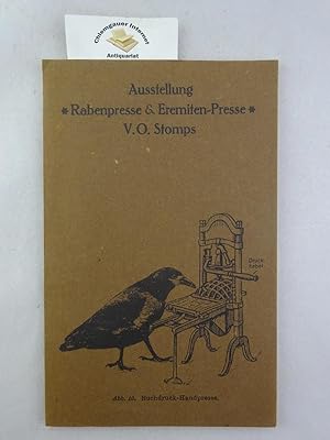 Seller image for Ausstellung Rabenpresse & Eremiten Presse V.O. Stomps Bcher Bilder Handschriften. for sale by Chiemgauer Internet Antiquariat GbR
