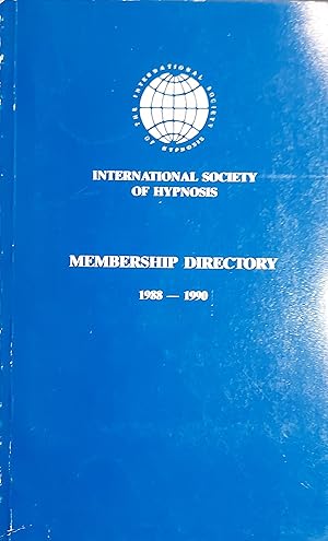 International Society Of Hypnosis - Membership Directory 1988-1990