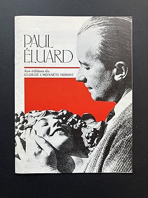 Avis de Parution des "Oeuvres poétiques complètes de Paul ELUARD"