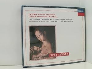 Bild des Verkufers fr Musica Espanola: Victoria: Requiem / Missa O Quam Gloriosum / Tenebrae Responsories / Magnificat zum Verkauf von Book Broker