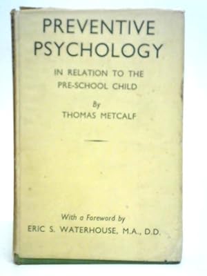 Seller image for Preventive Psychology for sale by World of Rare Books