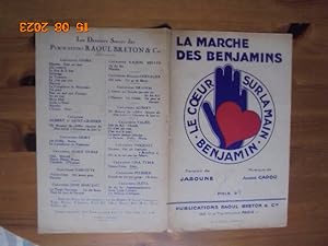 Image du vendeur pour La Marche des Benjamins [partition] mis en vente par Les Livres des Limbes