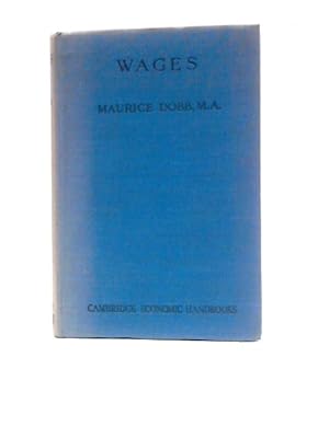Bild des Verkufers fr Wages. zum Verkauf von World of Rare Books