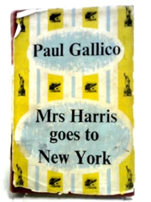 Seller image for Mrs. Harris Goes to New York for sale by World of Rare Books