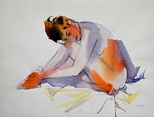 Marion. 1985. [Aquarell /watercolor].