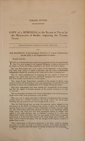 Imagen del vendedor de Lower Canada. Return to an address from the honourable house of Commons, dated 16 march 1837. For, copy of a report of a select committee of the House of assembly of Lower Canada, respecting Mr. Chisholme, clerk of the peace for Three Rivers, and any correspondence between the Earl of Gosford and Lord Glenelg, on the subject of the charges preferred against Mr.Chisholme. Copy of a report of a select committee of the House of assembly of Lower Canada, respecting Judge Fletcher, and any correspondence between the Earl Gosford and Lord Glenelg, on the subject of the charges preferred against that judge a la venta por Librairie Michel Morisset, (CLAQ, ABAC, ILAB)