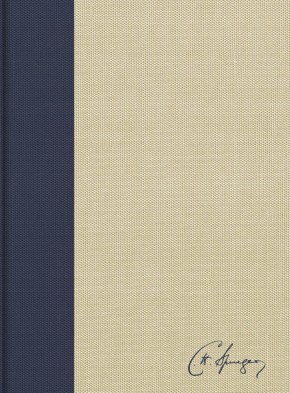 KJV Spurgeon Study Bible, Navy/Tan Cloth-over-Board