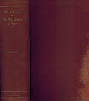 Seller image for Vorlesungen zur Einfhrung in die Experimentelle Pdagogik und for sale by Clivia Mueller
