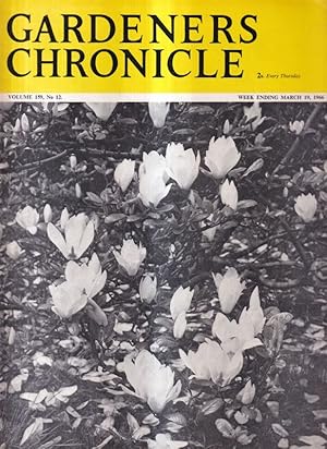 Gardeners Chronicle Volume 159, 1966 No. 10, 11 und 12 (3 Hefte)