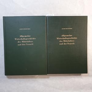 Seller image for Allgemeine Wirtschaftsgeschichte des Mittelalters und der Neuzeit. (2 BNDE); Erster Band: Das Mittelalter + Band II: Die Neuzeit. Mit Register zu Band I-II for sale by Gebrauchtbcherlogistik  H.J. Lauterbach