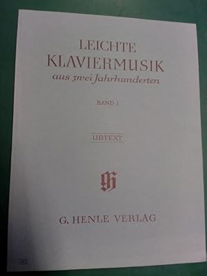 Seller image for Leichte Klaviermusik aus zwei Jahrhunderten. Band I. Urtext. (= HN 167). for sale by Antiquariat Seitenwechsel