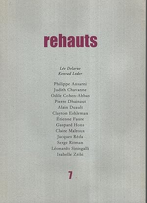 Bild des Verkufers fr Rehauts, n 7, printemps 2001 zum Verkauf von PRISCA