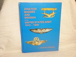 Imagen del vendedor de Aviation Badges and Insignia of the United States Army, 1913-1946 a la venta por curtis paul books, inc.