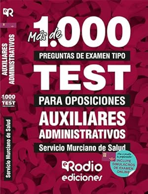 Imagen del vendedor de Auxiliares Administrativos. Servicio Murciano de Salud. Ms de 1.000 preguntas t a la venta por Imosver