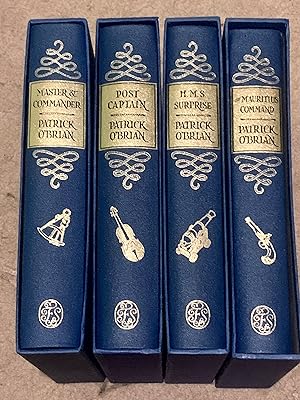 Seller image for Aubrey-Maturin Series: Four Volumes (Master & Commander (2nd Pr.), Post Captain, HMS Surprise, The Mauritius Command) for sale by The Poet's Pulpit