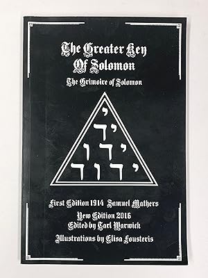 Immagine del venditore per The Greater Key of Solomon The Grimoire of Solomon venduto da Old New York Book Shop, ABAA