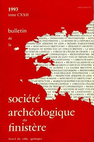 Bulletin de la société archéologique du Finistère Tome CXXII - Collectif