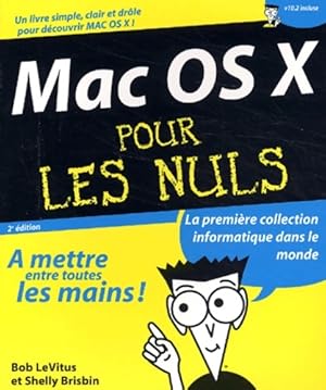 Mac os x v10. 2 pour les nuls - Bob Levitus