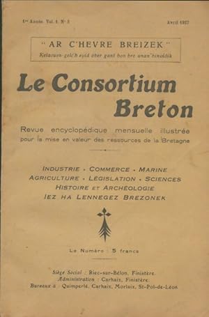 Image du vendeur pour Ar c'hevre breizek, Le consortium breton vol 1 n?3 - Collectif mis en vente par Book Hmisphres