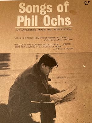 Bild des Verkufers fr Songs of Phil Ochs zum Verkauf von Debussy's Cat, Books & Ephemera