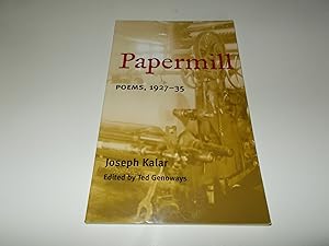 Seller image for PAPERMILL: Poems, 1927-35 (American Poetry Recovery Series) for sale by Paradise Found Books