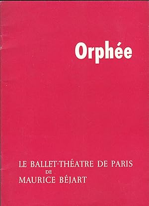 Programmheft: Orphée