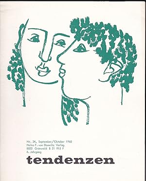 Seller image for Tendenzen, Nr. 34, September/Oktober 1965 for sale by Versandantiquariat Karin Dykes