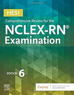 Image du vendeur pour HESI Comprehensive Review for the NCLEX-RN Examination mis en vente par -OnTimeBooks-