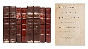 Commentaries on the Laws of England (in four volumes)