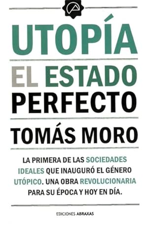 Seller image for Utopa : El Estado Perfecto -Language: spanish for sale by GreatBookPrices