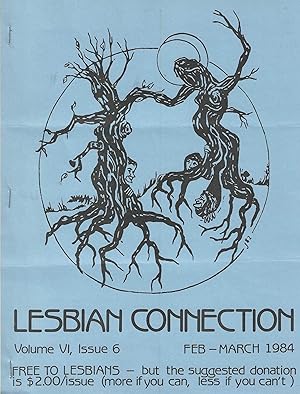 Imagen del vendedor de Lesbian Connection Vol. VI Issue. no. 6 February/March 1984 a la venta por Toadlily Books