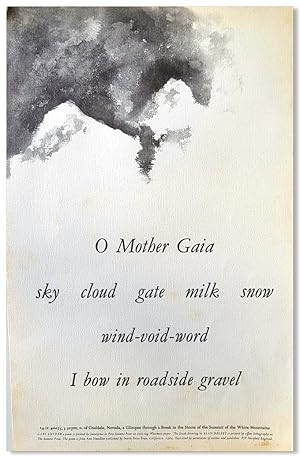 [Broadside]: O MOTHER GAIA . [caption title]