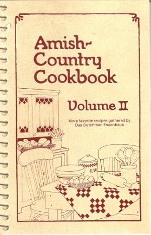 Seller image for Amish Country Cookbook, Vol. 2 for sale by -OnTimeBooks-